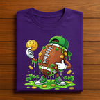 Dripping Football Drip St Patricks Day Shirt Youth Boy Men | Gift Kids Football Saint Pattys Tee, Football St Patrick’s Day Sweatshirt
