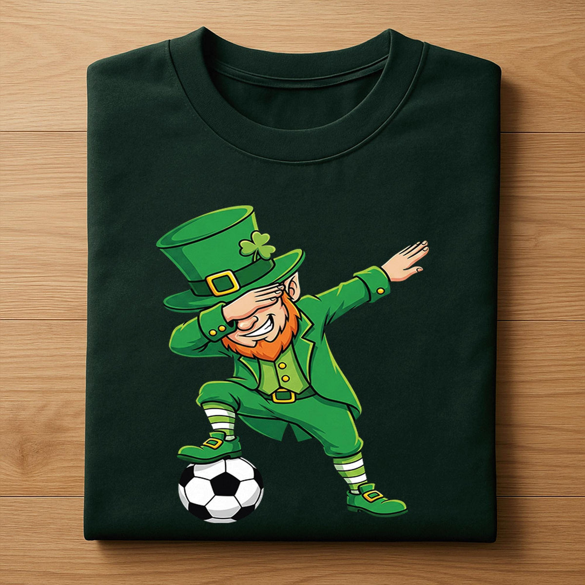 Dabbing Leprechaun Soccer St Patrick’s Day Shirt Youth Boy Men – Saint Patty's Soccer Tee, Hoodie