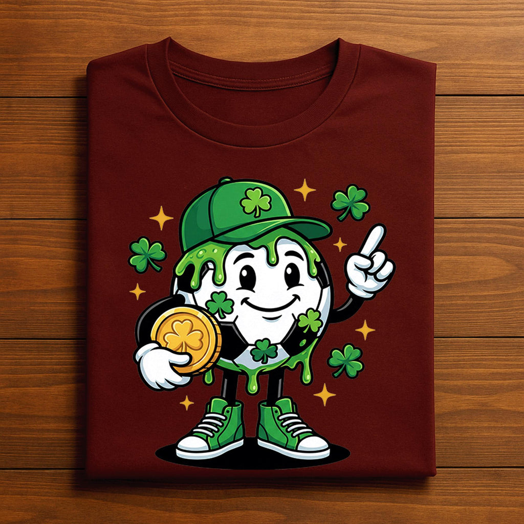 Dripping Soccer Drip St Patricks Day Shirt Youth Boy Men | Gift Kids Soccer Saint Pattys Tee, Soccer St Patrick’s Day Sweatshirt