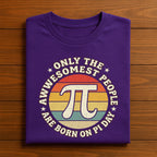 Born on Pi Day Shirt – Retro Style Funny Birthday Pi Tee, Hoodie, Sweatshirt Gift for Math Lovers, Geeks, Nerdy March Birthdays