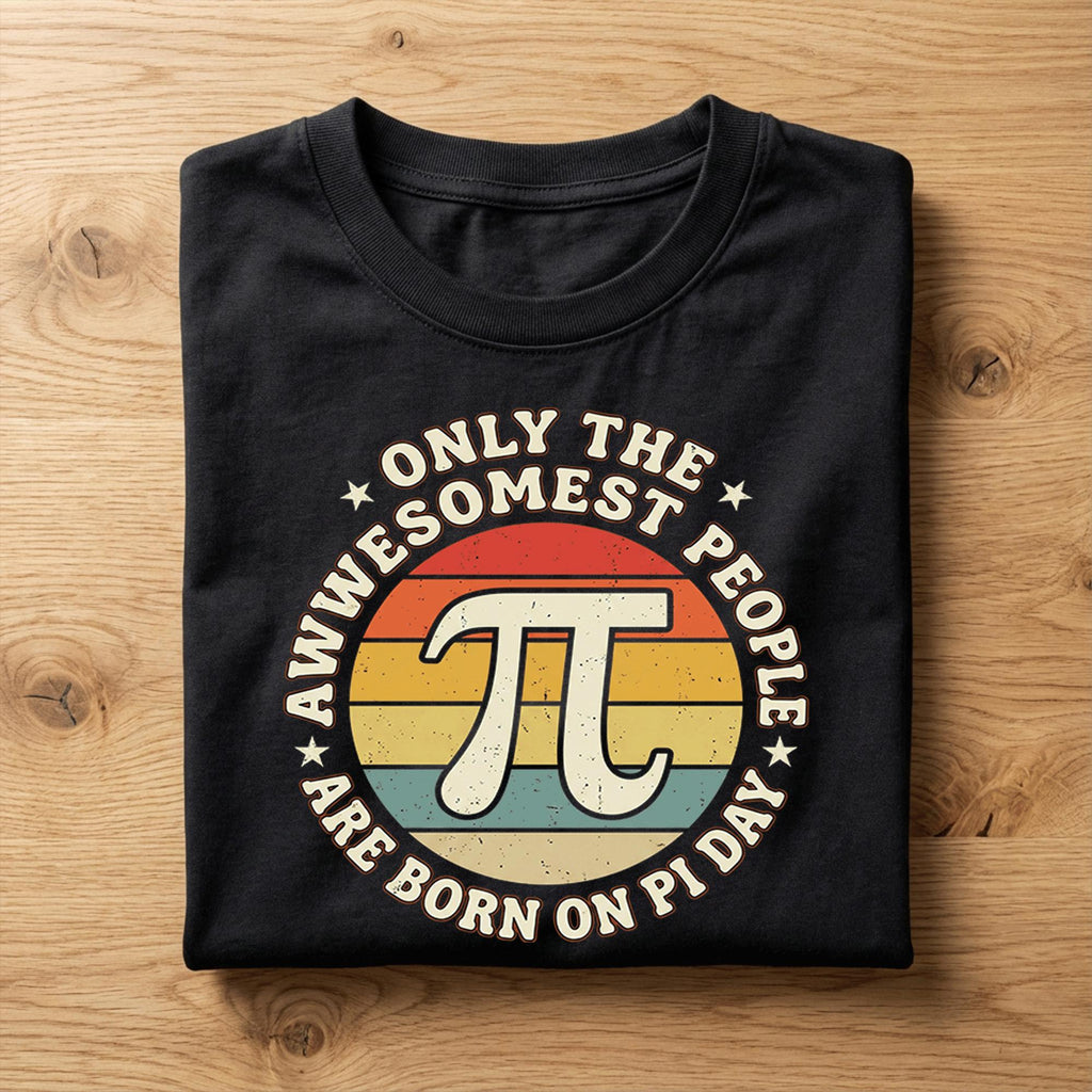 Born on Pi Day Shirt – Retro Style Funny Birthday Pi Tee, Hoodie