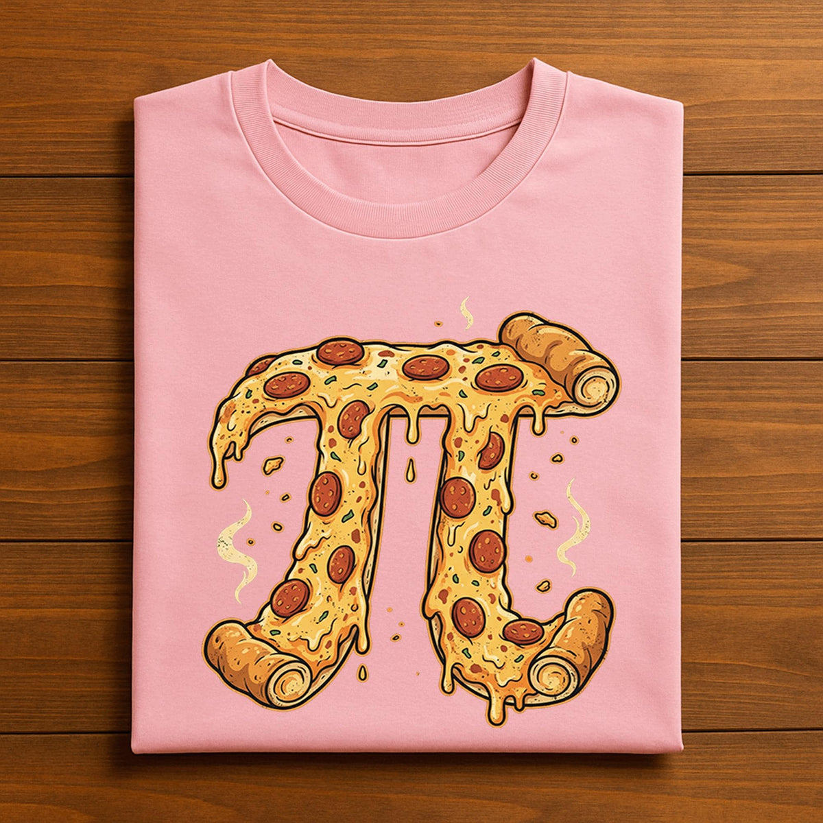 Pizza Pi Shirt – Funny Pi Day Math Lover Tee with Pepperoni Pizza Slice Symbol, Hoodie, Sweatshirt for Nerds, Foodies, Students