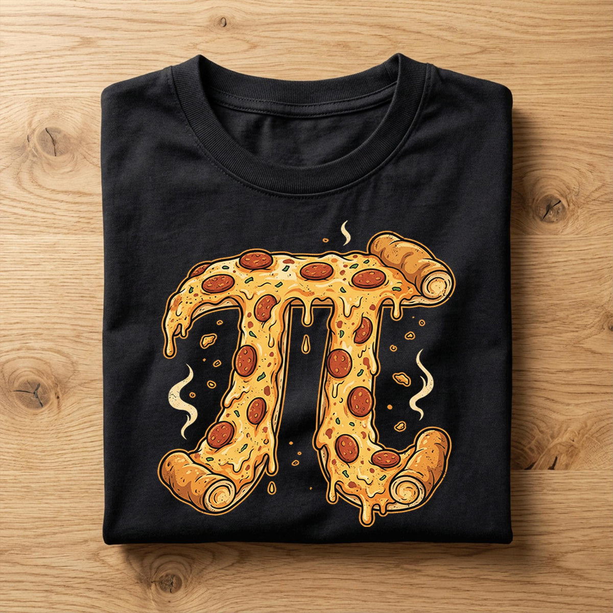 Pizza Pi Shirt – Funny Pi Day Math Lover Tee with Pepperoni Pizza Slice Symbol, Hoodie