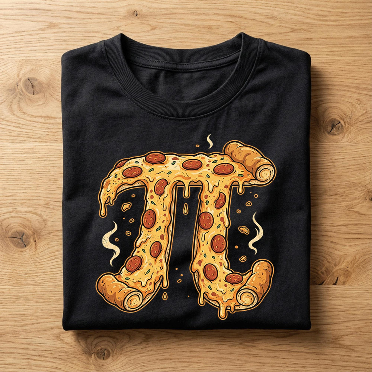 Pizza Pi Shirt – Funny Pi Day Math Lover Tee with Pepperoni Pizza Slice Symbol, Hoodie