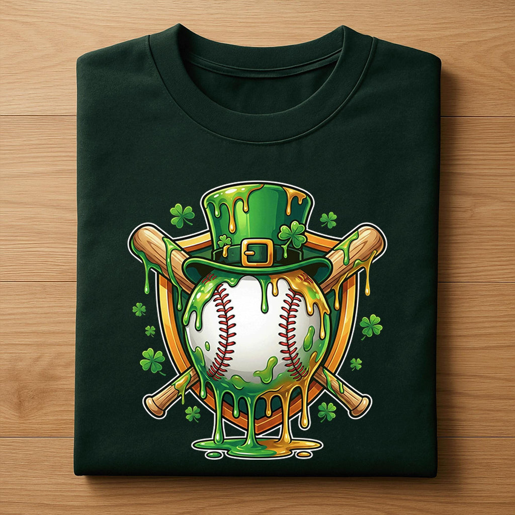 Dripping Baseball Drip St Patrick’s Day Shirt Youth Boy Men | Kids Baseball Saint Pattys Tee, Baseball St St Patricks...