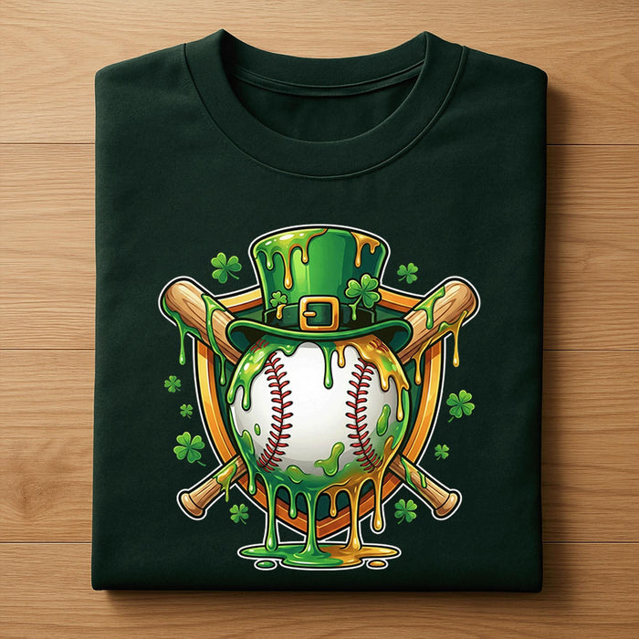 Dripping Baseball Drip St Patrick’s Day Shirt Youth Boy Men | Kids Baseball Saint Pattys Tee, Baseball St St Patricks...