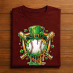 Dripping Baseball Drip St Patrick’s Day Shirt Youth Boy Men | Kids Baseball Saint Pattys Tee, Baseball St St Patricks Sweatshirt, Gift Irish