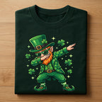 Dabbing Leprechaun St Patricks Day Shirt Youth Boy Girl Men Shamrock | Funny Irish Dance Saint Pattys Tee, Gift St Pa...