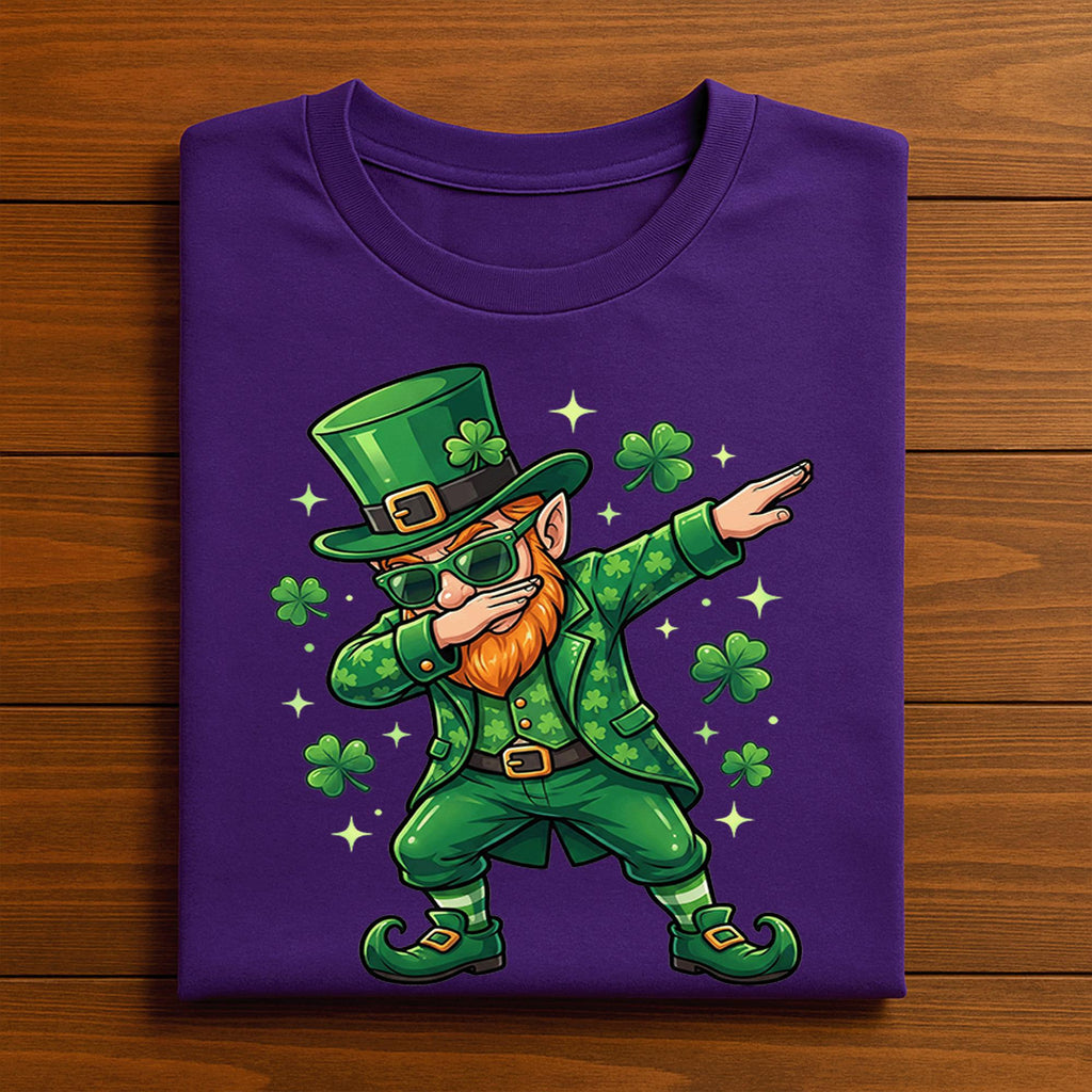 Dabbing Leprechaun St Patricks Day Shirt Youth Boy Girl Men Shamrock | Funny Irish Dance Saint Pattys Tee, Gift St Patricks Sweatshirt