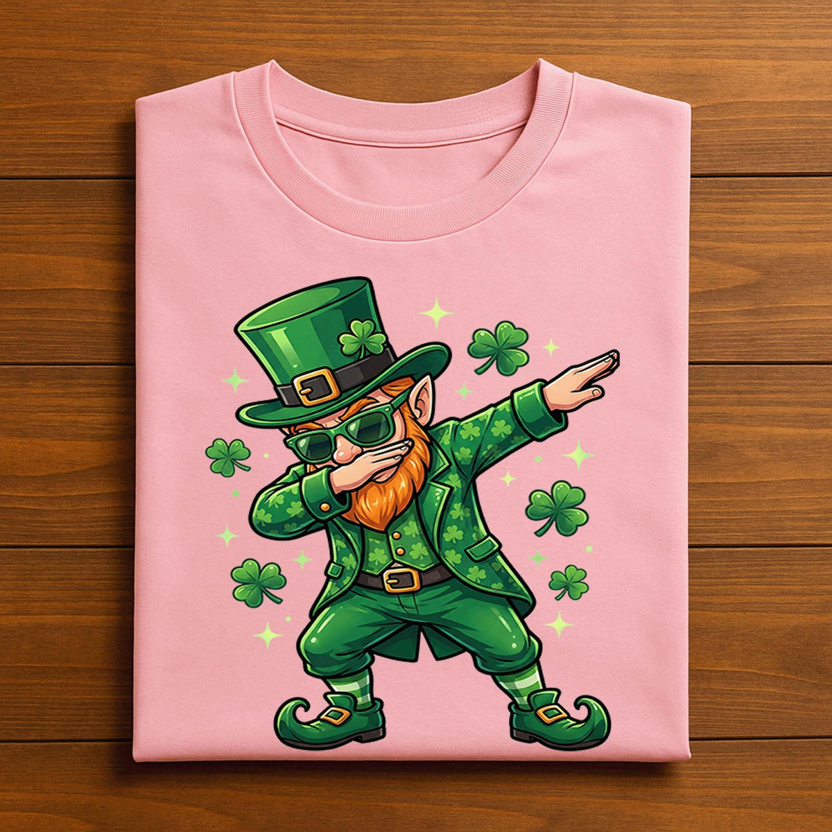 Dabbing Leprechaun St Patricks Day Shirt Youth Boy Girl Men Shamrock | Funny Irish Dance Saint Pattys Tee, Gift St Patricks Sweatshirt