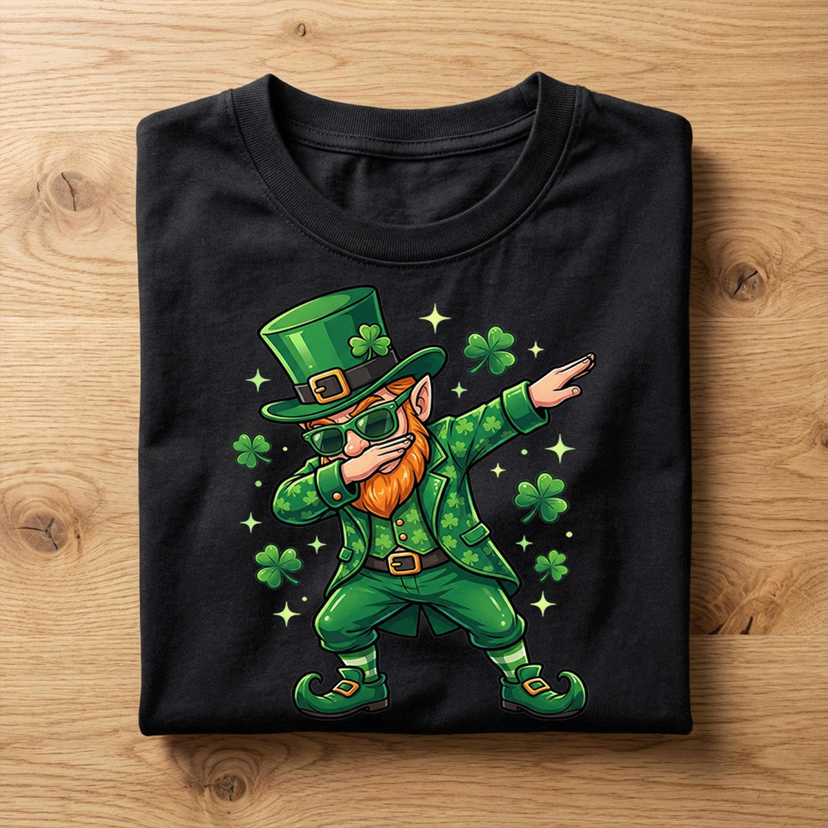 Dabbing Leprechaun St Patricks Day Shirt Youth Boy Girl Men Shamrock | Funny Irish Dance Saint Pattys Tee, Gift St Patricks Sweatshirt