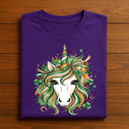 Irish Unicorn Shirt St Patricks Day Glitter Clover Horse Tee Green Lucky Girl Gift for Kids Teens and Women, Nurse Saint Patty's Sweatshirt