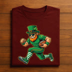 Running Leprechaun Football St Patricks Shirt Youth Boys– Funny St Patrick’s Day Sports Tee, Hoodie, Sweatshirt Lucky Game Day Gift for Men