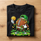 Dripping Football Drip St Patricks Day Shirt Youth Boy Men | Gift Kids Football Saint Pattys Tee, Football St Patrick’s Day Sweatshirt