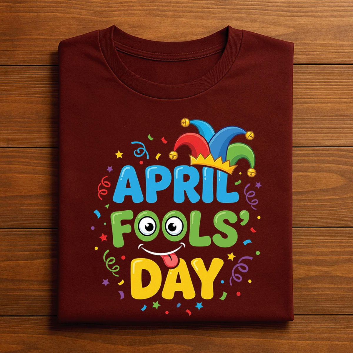April Fools Day Shirt Youth Kids Men Women with Jester Hat – Funny Prank Day Tee, Hoodie, Sweatshirt Gift for Men, Women, Kids, Joke Lovers
