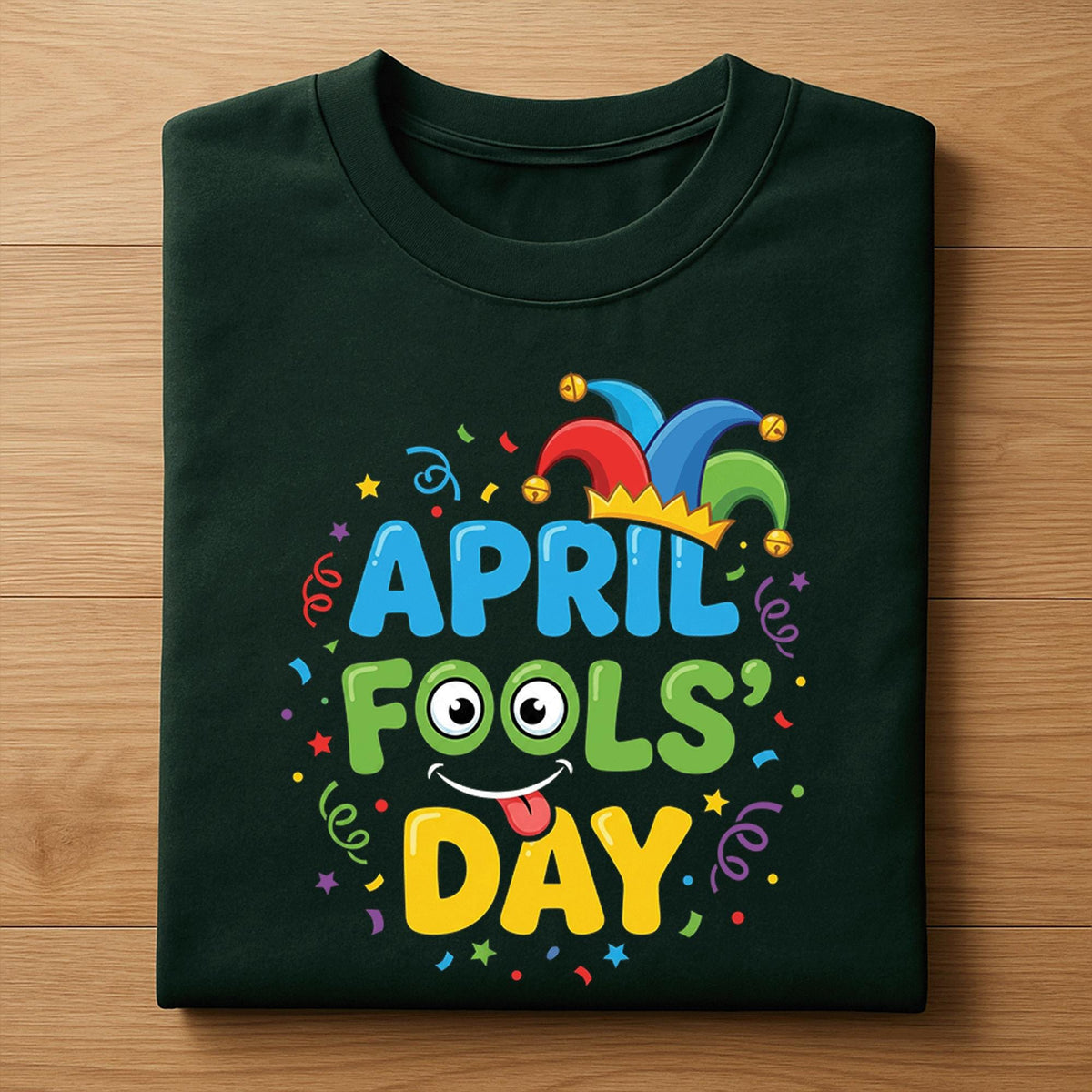 April Fools Day Shirt Youth Kids Men Women with Jester Hat – Funny Prank Day Tee, Hoodie, Sweatshirt Gift for Men, Women, Kids, Joke Lovers