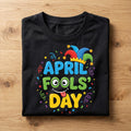 April Fools Day Shirt Youth Kids Men Women with Jester Hat – Funny Prank Day Tee, Hoodie