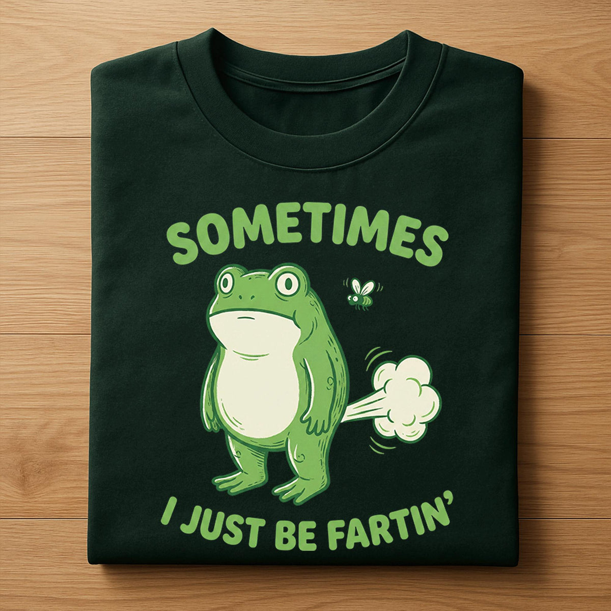 Funny Frog Fart Tee – Sometimes I Just Be Fartin’ Shirt, Frog Hoodie, Frog Sweatshirt Gift for Men, Women, Kids, Toad Joke Lovers