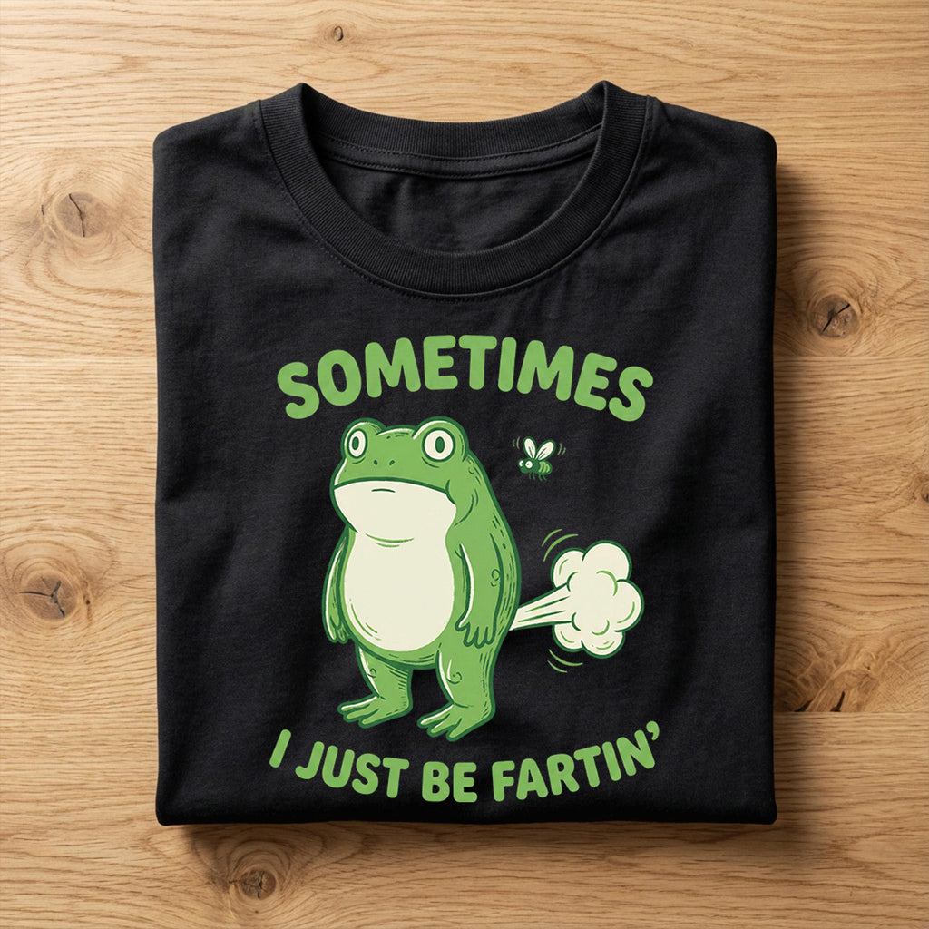Funny Frog Fart Tee – Sometimes I Just Be Fartin’ Shirt, Frog Hoodie