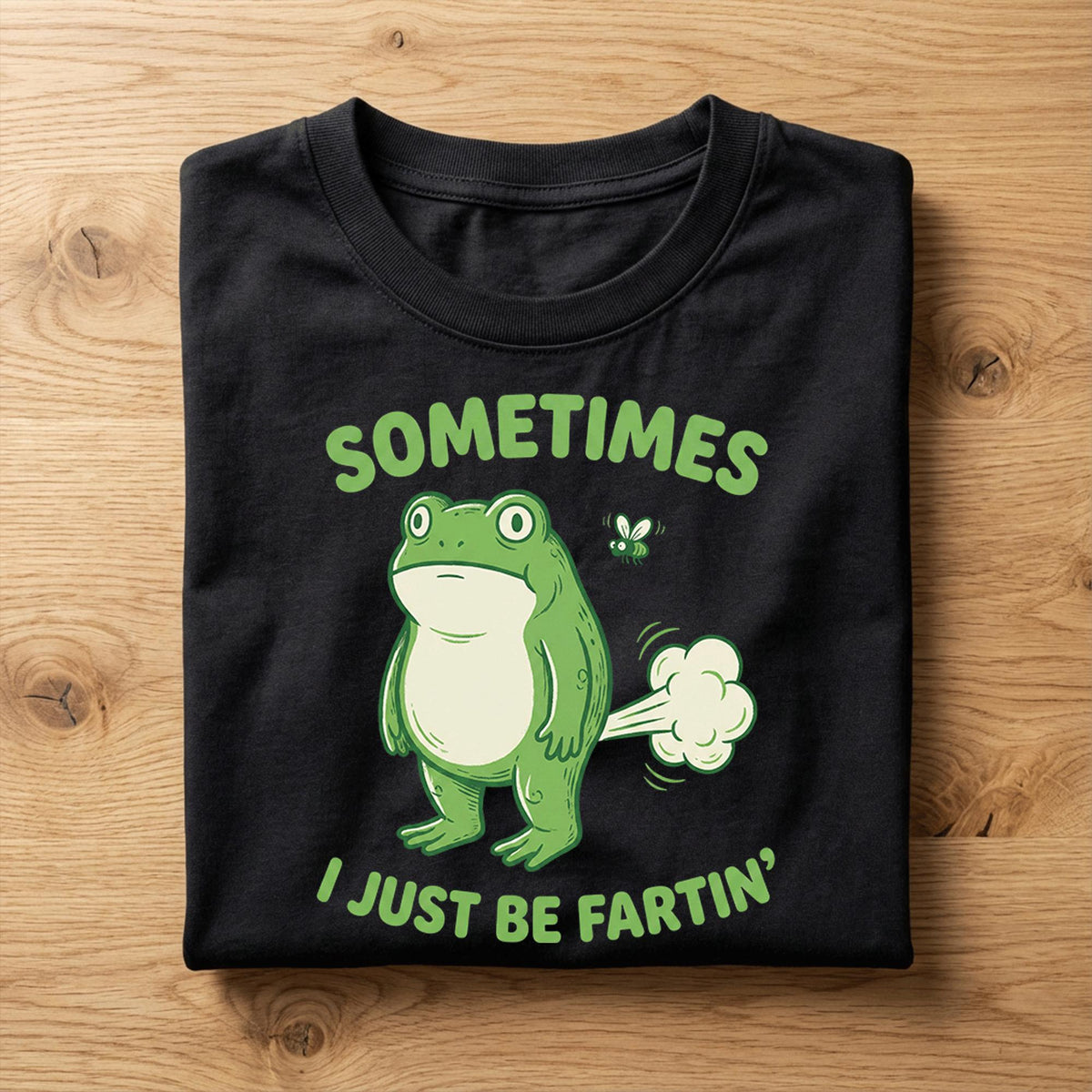 Funny Frog Fart Tee – Sometimes I Just Be Fartin’ Shirt, Frog Hoodie