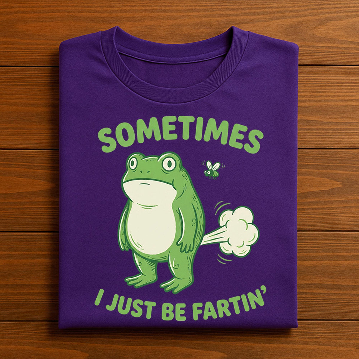 Funny Frog Fart Tee – Sometimes I Just Be Fartin’ Shirt, Frog Hoodie, Frog Sweatshirt Gift for Men, Women, Kids, Toad Joke Lovers