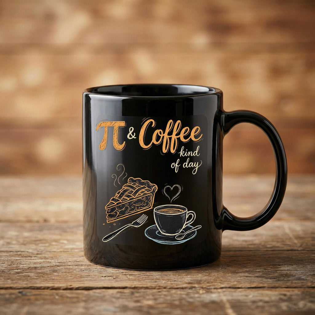 Pi and Coffee Mug Math Lover Gift Funny Pi Day Coffee Cup for Teachers Students Teacher Cup Pi Day Coffee Mug