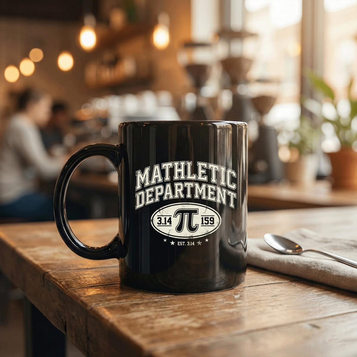 Mathletic Department Mug Funny Math Teacher Gift Pi 3.14 Coffee Cup Teacher Cup Pi Day Coffee Mug