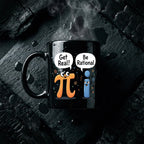Get Real Be Rational Funny Math Mug Pi vs Imaginary Number Joke Coffee Cup Gift Teacher Cup Pi Day Coffee Mug