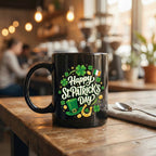 Happy St. Patrick’s Day Shamrock Celebration Mug Saint Paddy Cup