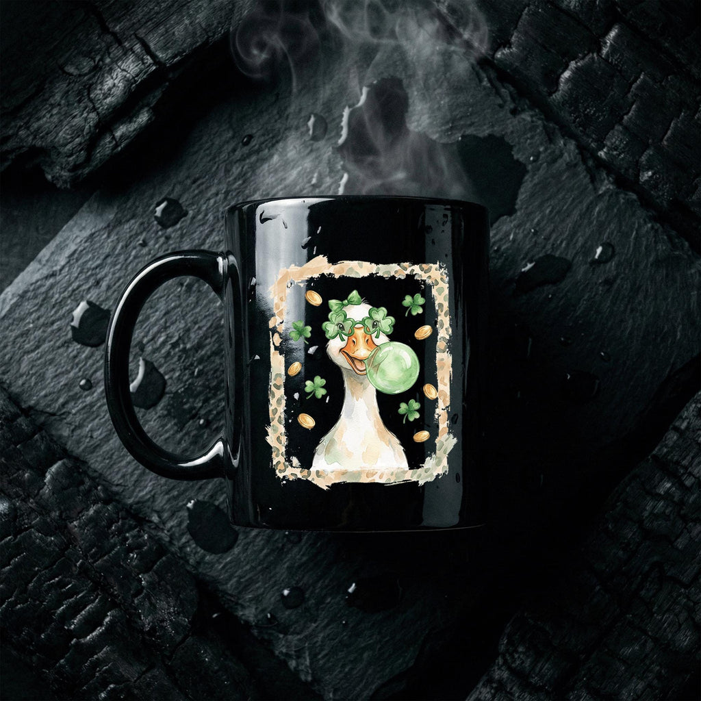 Lucky Duck - St. Patrick’s Day Mug Gosse Coffee Mug Saint Paddy Cup
