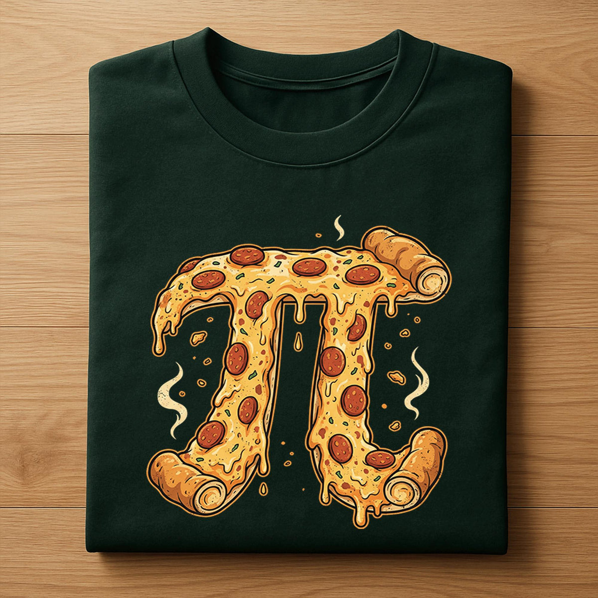 Pizza Pi Shirt – Funny Pi Day Math Lover Tee with Pepperoni Pizza Slice Symbol, Hoodie, Sweatshirt for Nerds, Foodies, Students