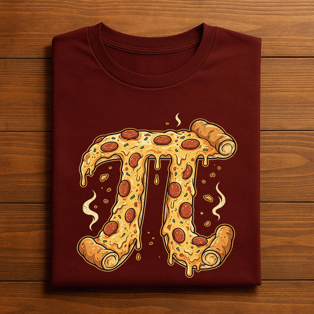 Pizza Pi Shirt – Funny Pi Day Math Lover Tee with Pepperoni Pizza Slice Symbol, Hoodie, Sweatshirt for Nerds, Foodies, Students
