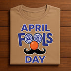 Funny April Fools Day Shirt with Mustache and Clown Nose – Prank Day Tee, Fools Day Hoodie, Sweatshirt Gift for Trickster Men Women Kids