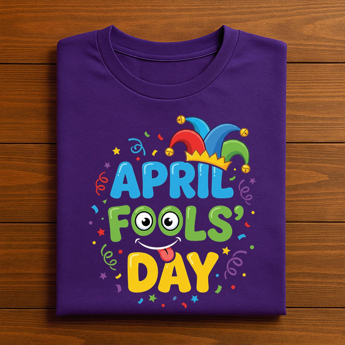 April Fools Day Shirt Youth Kids Men Women with Jester Hat – Funny Prank Day Tee, Hoodie, Sweatshirt Gift for Men, Women, Kids, Joke Lovers