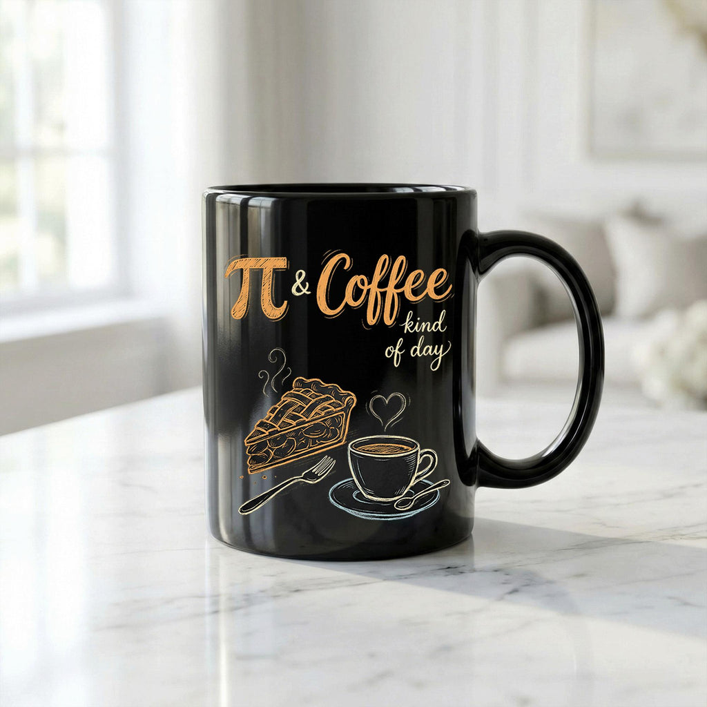 Pi and Coffee Mug Math Lover Gift Funny Pi Day Coffee Cup for Teachers Students Teacher Cup Pi Day Coffee Mug
