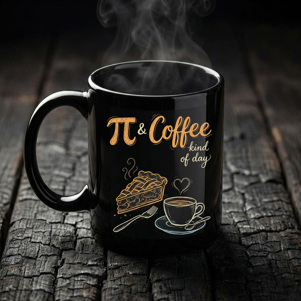 Pi and Coffee Mug Math Lover Gift Funny Pi Day Coffee Cup for Teachers Students Teacher Cup Pi Day Coffee Mug
