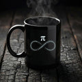 Infinite Pi Symbol Mug with Number Sequence Loop Math Lover Coffee Cup Teacher Cup Pi Day Coffee Mug