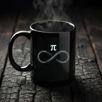 Infinite Pi Symbol Mug with Number Sequence Loop Math Lover Coffee Cup Teacher Cup Pi Day Coffee Mug