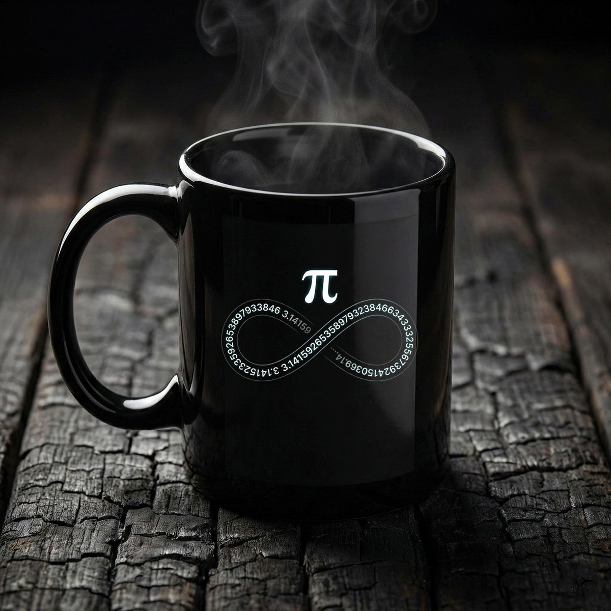 Infinite Pi Symbol Mug with Number Sequence Loop Math Lover Coffee Cup Teacher Cup Pi Day Coffee Mug