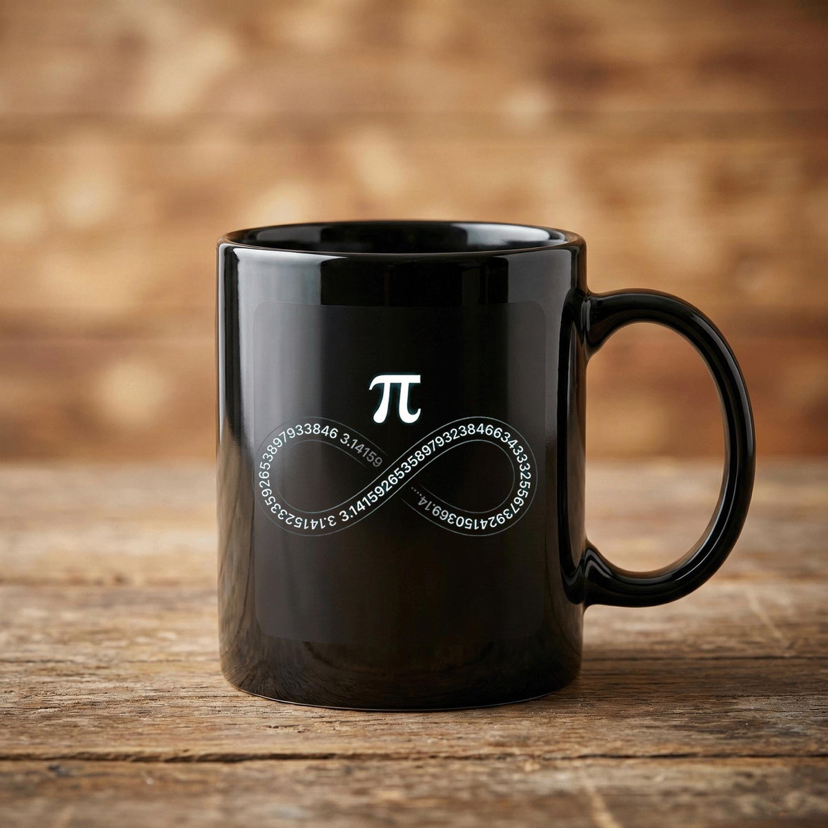 Infinite Pi Symbol Mug with Number Sequence Loop Math Lover Coffee Cup Teacher Cup Pi Day Coffee Mug