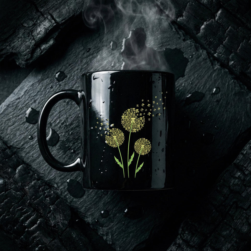 Pi Flower Mug Creative Math Art Coffee Cup Unique STEM Gift Teacher Cup Pi Day Coffee Mug
