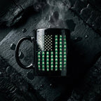 St. Patrick’s Day Coffee Mug Shamrock American Flag Mug Saint Paddy Cup