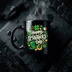 Happy St. Patrick’s Day Shamrock Celebration Mug Saint Paddy Cup