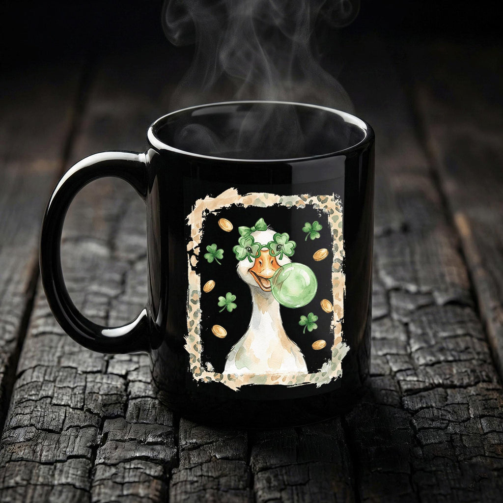 Lucky Duck - St. Patrick’s Day Mug Gosse Coffee Mug Saint Paddy Cup