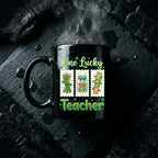 One Lucky Teacher Coffee Mug - St. Patrick’s Day Teacher Gift Mug Saint Paddy Cup Teacher