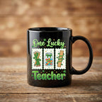 One Lucky Teacher Coffee Mug - St. Patrick’s Day Teacher Gift Mug Saint Paddy Cup Teacher