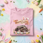 Funny Easter Monster Truck Shirt, Happy Easter Bunny Ears Truck Tee, Kids Easter Egg Hunt Truck Shirt, Off Road Easter Gift