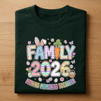 Family Easter 2026 Shirt Making Memories Together, Cute Bunny Carrot Easter Family Matching Tee, Easter Egg Hunt Family Shirt