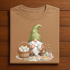 Cute Easter Gnome Painting Eggs Shirt, Spring Easter Gnome Artist Tee, Easter Egg Painting Gnome Shirt, Easter Gift for Gnome Lovers