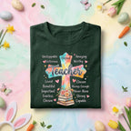 Christian Teacher Shirt Blessed Teacher Cross Shirt Faith Teacher Gift Religious Teacher Tee Inspirational Teacher Appreciation Shirt